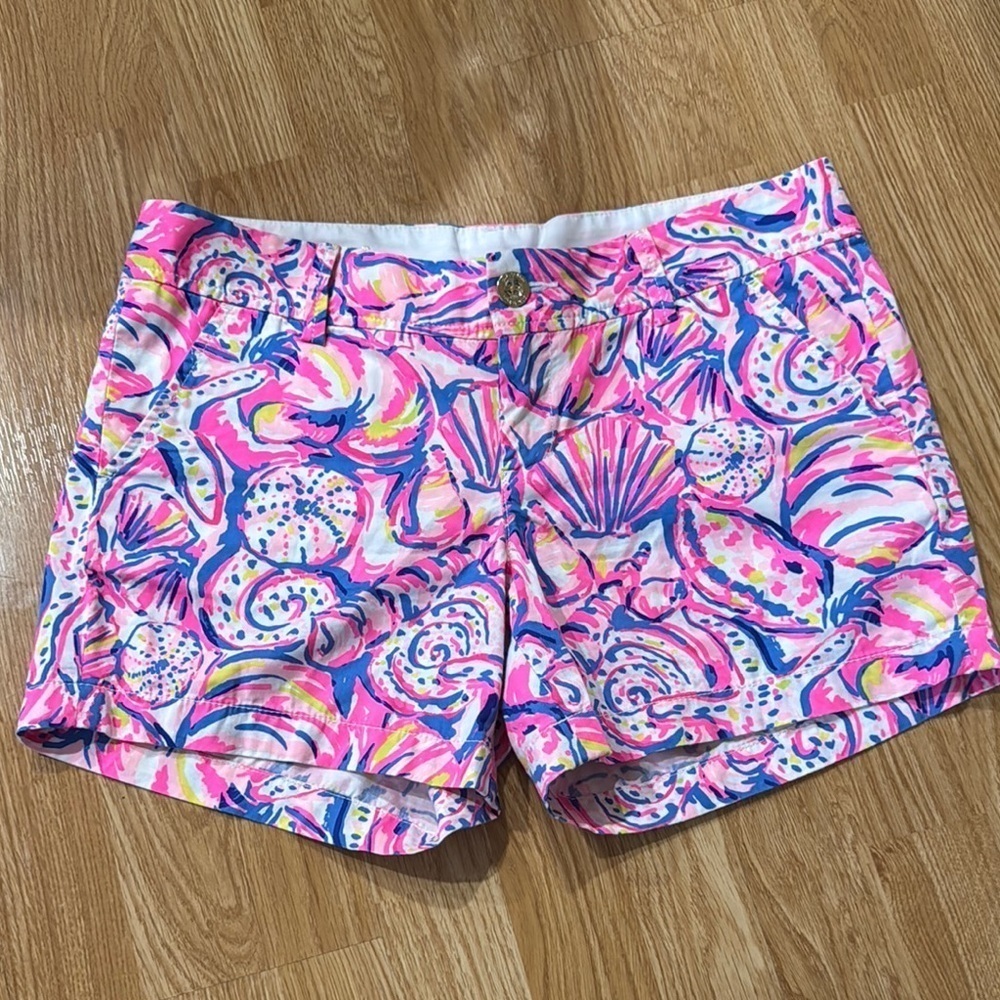 Lily Pulitzer multi shell of a time print Callahan Shorts